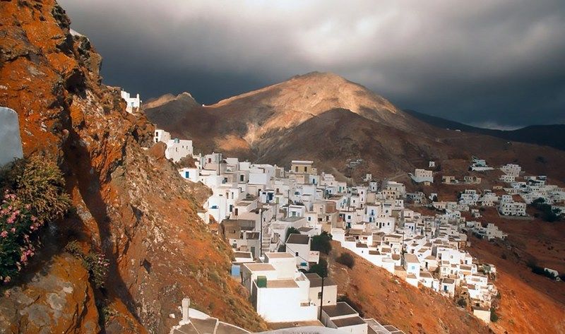 Serifos Beach Hotel リバディオン エクステリア 写真